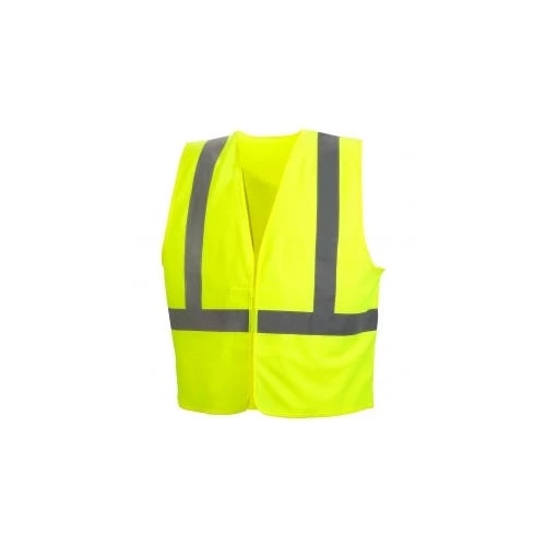 Pyramex Class 2 Hi-Viz Safety Vest Solid No-Pocket Hook/Loop RVHL2910 3 Pyramex Class 2 Hi-Viz Safety Vest Solid No-Pocket Hook/Loop RVHL2910 - Image 3