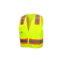 Pyramex Class 2 Hi-Vis Safety Vest Solid 8 Pocket Zipper RVZ2410 -Gray Jacks Online Shop 17097 m4wqmtqd89poho5z