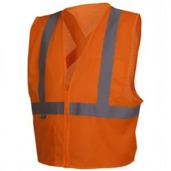 Pyramex Class 2 Hi-Vis Safety Vest Orange 2 Pocket Hook/Loop RCZ2120 -Gray Jacks Online Shop 19942 ogvczzty8wm4flac