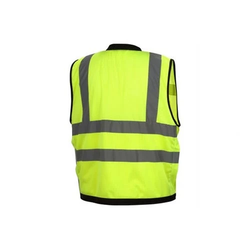 Pyramex Class 2 Hi-Vis Lime Safety Vest w/ Black Trim & 9 Pocket Zipper RVZ2810 5 Pyramex Class 2 Hi-Vis Lime Safety Vest w/ Black Trim & 9 Pocket Zipper RVZ2810 - Image 5