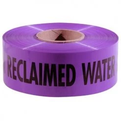 Empire Purple Non-Detectable Warning Tape 'Caution Reclaimed Water - Do Not Drink' 3" x 1000' 22-112