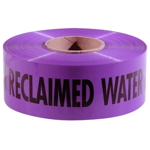 Empire Purple Non-Detectable Warning Tape 'Caution Reclaimed Water - Do Not Drink' 3" x 1000' 22-112 1 Empire Purple Non-Detectable Warning Tape 'Caution Reclaimed Water - Do Not Drink' 3" x 1000' 22-112