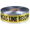 Empire Yellow Detectable Warning Tape inCaution Gas Line Belowin 3" x 1000' 31-141