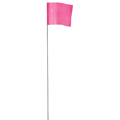 Empire 3.5" x 2.5" Pink Ground Marking Stake Flags (100 Pack) 78-003 1 Empire 3.5" x 2.5" Pink Ground Marking Stake Flags (100 Pack) 78-003
