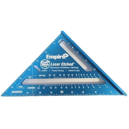 Empire True Blue Aluminum 7" Rafter Square e2994 1 Empire True Blue Aluminum 7" Rafter Square e2994