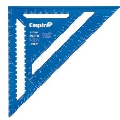 Empire 12" TRUE BLUE Laser Etched Rafter Square E3992