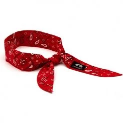Pyramex Cooling Beaded Bandana - Red Paisley CNB12PKR