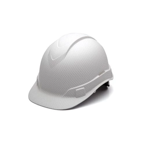Pyramex Ridgeline Cap Hard Hat Matte White Graphite Ratchet HP44116 1 Pyramex Ridgeline Cap Hard Hat Matte White Graphite Ratchet HP44116