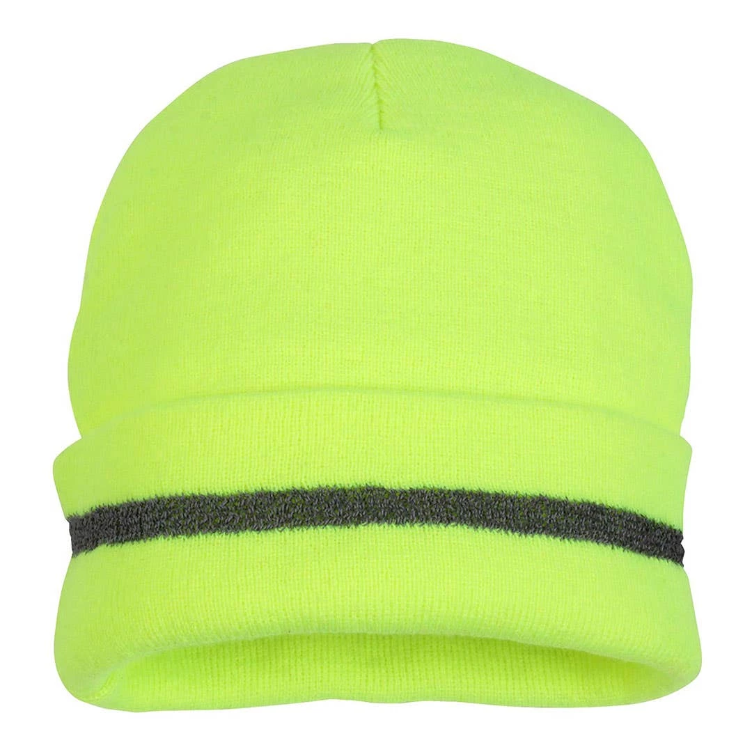 Pyramex Reflective Hi-Vis Lime One Size Knit Cap RH110 1 Pyramex Reflective Hi-Vis Lime One Size Knit Cap RH110