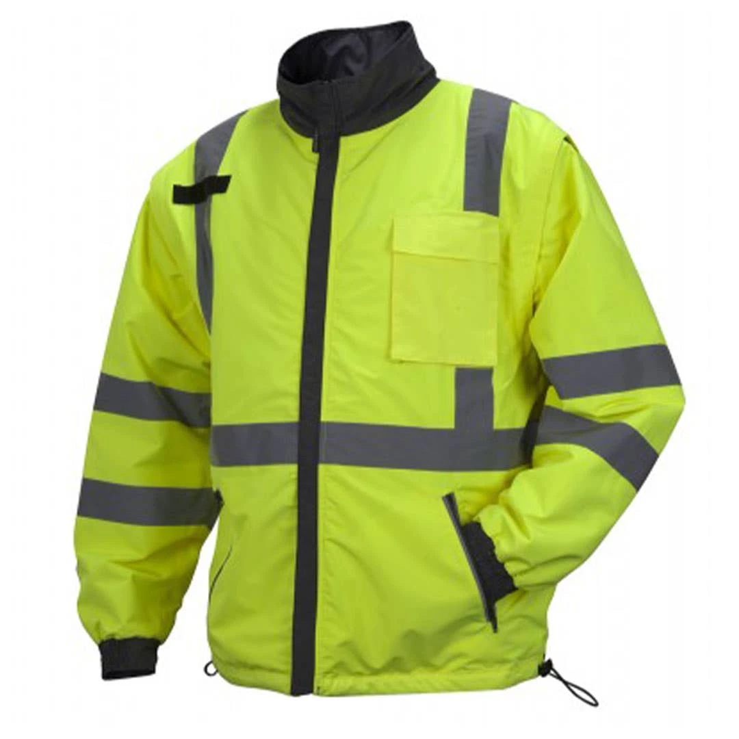 Pyramex Class 3 Hi-Vis 4-in-1 Reversible Windbreaker Jacket RJR3410 2 Pyramex Class 3 Hi-Vis 4-in-1 Reversible Windbreaker Jacket RJR3410 - Image 2
