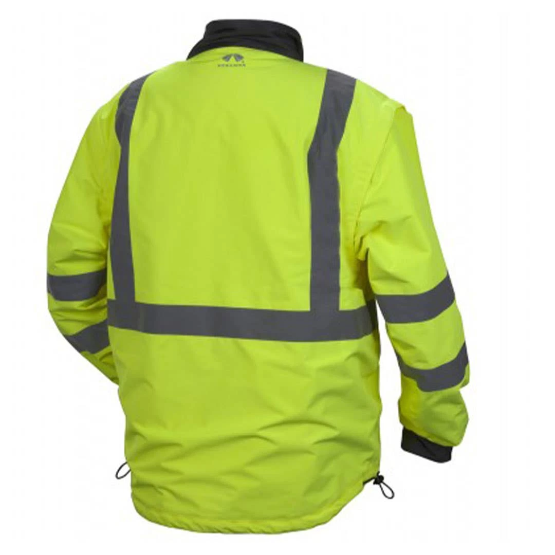 Pyramex Class 3 Hi-Vis 4-in-1 Reversible Windbreaker Jacket RJR3410 3 Pyramex Class 3 Hi-Vis 4-in-1 Reversible Windbreaker Jacket RJR3410 - Image 3
